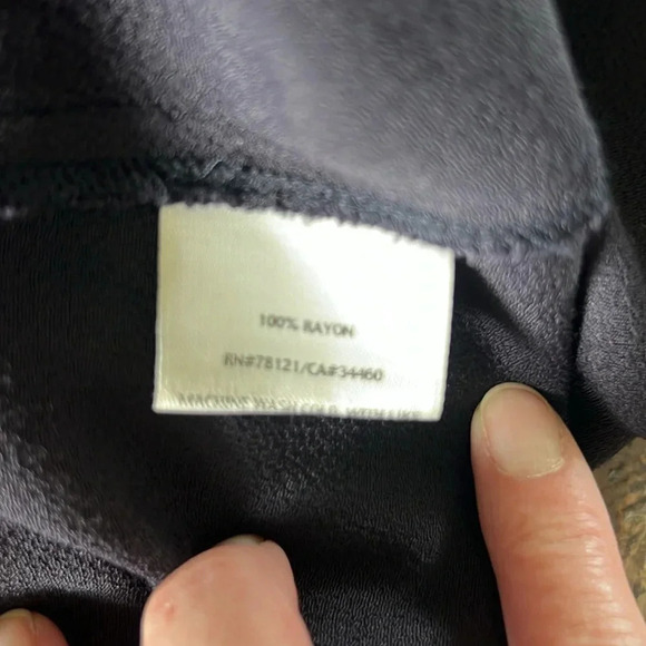 Eileen Fisher Bias Dart Sleeveless Shift Dress Navy Blue Midi Size Small - Picture 8 of 9